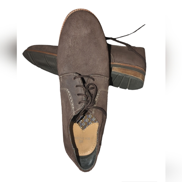 Men dress shoes by Ben Sherman 9.5 Brown loafers - Picture 4 of 6